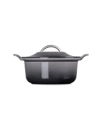 LE CREUSET | Bräter rund MODERN HERITAGE 26cm 4,6l Kirschrot | grau